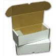 BCW 500 Count (Bundle of 50) Corrugated Cardboard Storage Box - Baseball, Football, Basketball, Hockey, Nascar, Sportscards, Gaming & Trading Cards Collecting Supplies