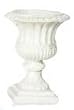 Dollhouse Miniature White Urn in Resin
