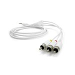 Macally Audio and Video Cable for iPod classic 4G, 5G, 5.5G (White)