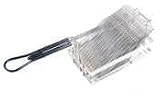 Fry Basket, Tostada, Holds 8 Shells, Plastic Handle, 9-1/2 X 6-1/2 X 3 With Fry Hook.