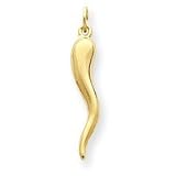 14k Italian Horn Charm
