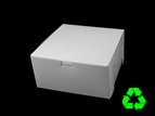 8 x 8 x 4 Four Counts White Jumbo Size Cupcake Box