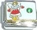 Clearly Charming May Emerald Angel Birthstone Italian Charm