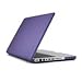 Speck Macbook Pro 13 Inch Aluminum Seethru Satin Aubergine Silky Smooth Soft Touch Hard Shell