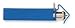 Westward 1YMZ9 Cable Slitter, 1 1/8 In Capacity, 6 In