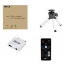ACER C20 3in1 Zubehoerpaket Inhalt Fernbedienung Tripod (Dreifuss) AV-Adapter