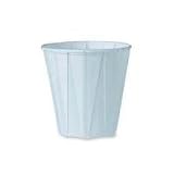 Pleated Water Drink Cup Unprinted 3.5 Ounce - Case of 5000
