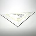 Ateco P/N 452, Large Parchment Triangles, 100 Pack