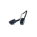 Helos Adapter TAE F Stecker / 8P4C Buchse RJ45