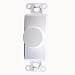 White 100W Rms Stereo Autoformer Volume Control Wall Plate