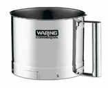 Waring DFP10 Stainless Steel Batch Bowl with Handle for the FP1000 Food Processor