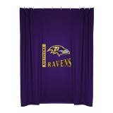 Sports Coverage Baltimore Ravens Shower Curtain