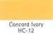 BENJAMIN MOORE PAINT COLOR SAMPLE Concord Ivory HC-12 SIZE:2 OZ.