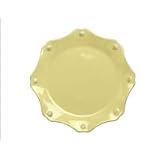 Berry and Thread Scallop Dessert Plate By Juliska - Butter Yellow