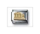 Sculpture Athens Parthenon No Color Classic Gold, Italian Charm by Nomination Charms