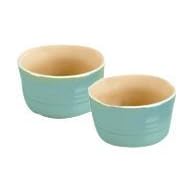 Le Creuset Stoneware Ramekins Set of 2, Satin Blue