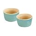 Le Creuset Stoneware Ramekins Set of 2, Satin Blue