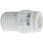 チヨダ ファイブ樹脂メイルコネクタ W(白)6ｍｍ・R1/8 FR601MW