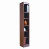 Oak Veneer 6-Shelf Tower Bookcase by Alera