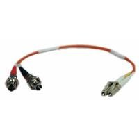 Tripp Lite N457-001-50 Duplex Multimode 50/125 Fiber Adapter, LC-M/ST-F - 1ft