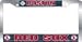 Boston Red Sox Deluxe Chrome License Plate Frame