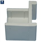 T H Marine Door Stop Gray W/Ribs Right On Sale