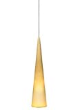 IMAGE OF Tech Lighting 700FJPINSLS-LED Pinnacle - LED Low Voltage Pendant, Satin Nickel Finish with Latte Glass - LED