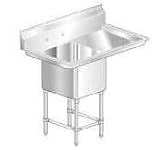 Aero 2F1-3020-36R Aerospec Sink Bowl R Drainboard 30in x 20in