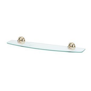 Alno A9250-18-BRZ Yale Glass Bathroom Shelf