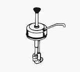 Server Products Pump, yield 1 ounce, collars provided to reduce yield, for BS, BSW and BSWI