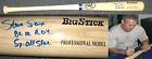 Steve Sax Signed Auto Dodgers Yankees Baseball Bat PSA