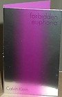 Calvin Klein forbidden euphoria .04 oz / 1.2 ml edp Spray Vial