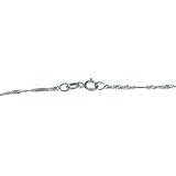 14K White Gold Chain