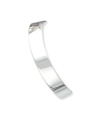 Sterling Silver 12mm Cuff Bangle QB325"