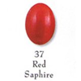 Review Nail Polish  / Mirage Nail Polish Red Saphire 37