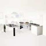 38000 Series 36 Corner Unit, Gray Patterned Top/Light Gray Base