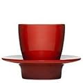 Sagaform Loop Espressotassen 2er Set, rot [Haushaltswaren]