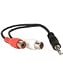 3.5mm Male To RCA Female Audio Cable for Lenovo computer