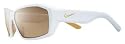 Nike Zonda Sunglasses, EV0496-191, Victory White and Gold Frame/ Brown Lenses
