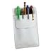 Esselte JM42003 Oxford Pocket Protector - Vinyl - 3 / Pack - White