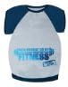 MTV's Jersey Shore Dog Shirt, Been Workin On My Fitness, Blue, X-Small