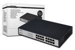 DIGITUS Fast Ethernet Switch N-Way 16port 10/100Mbit 16xRJ-45 Desktop inkl. Rack Eibauwinkel
