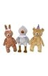 Quiet Book/Loud Bk Doll Trio