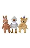 Quiet Book/Loud Bk Doll Trio
