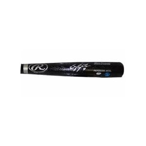 BJ Upton Autographed Black Baseball Bat by 