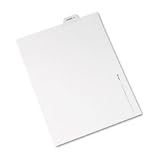 Avery Preprinted Lgl Bottom Tab Dividers, 1-Tb, Title Exhbt D, Letter, 25/Pk