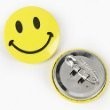 48 Mini Metal Smiley Smile Face Button Pins 48 Mini Metal Smiley Smile Face Button Pins