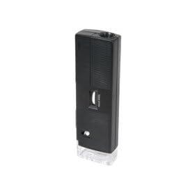 Illuminated pocket microscope