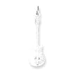 Sterling Silver Guitar Pendant QC3767