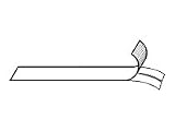 Label, Dymo Rhino, White 1/2